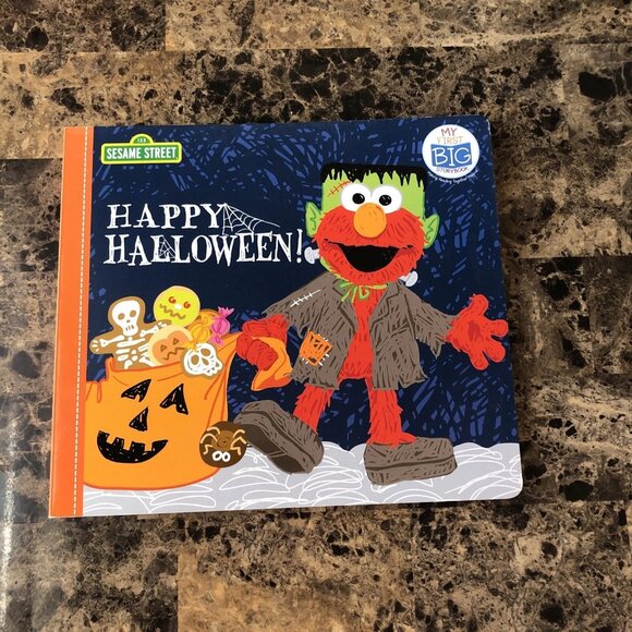 Happy Halloween! 123 Sesame Street Board Book 2014 My First Big Storybook - Picture 1 of 8